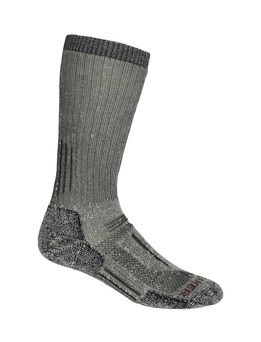 Skarpety Icebreaker Merino Mountaineer Mid Calf Męskie Szare | PL 1910OKIR